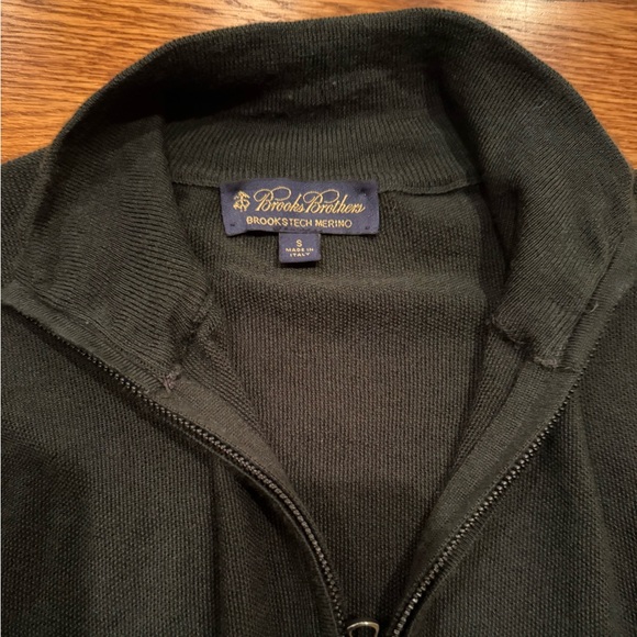 Brooks Brothers Merino Wool 1/4 zip - Picture 2 of 5